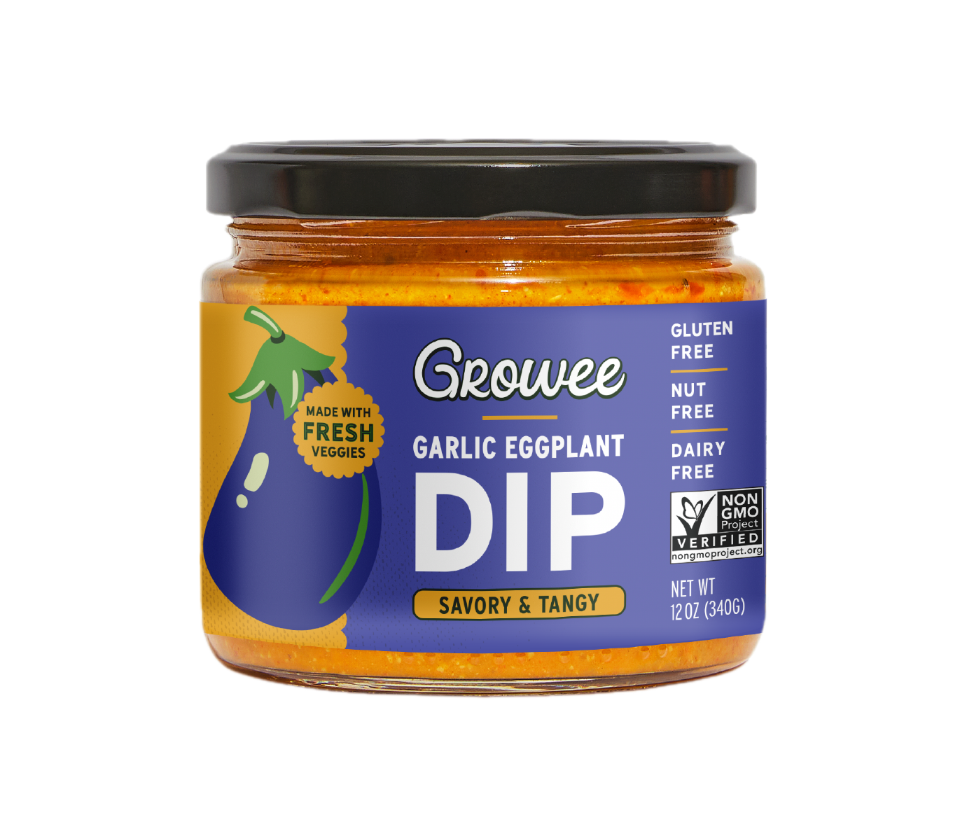 Garlic Eggplant Dip and Spread – Growee Foods