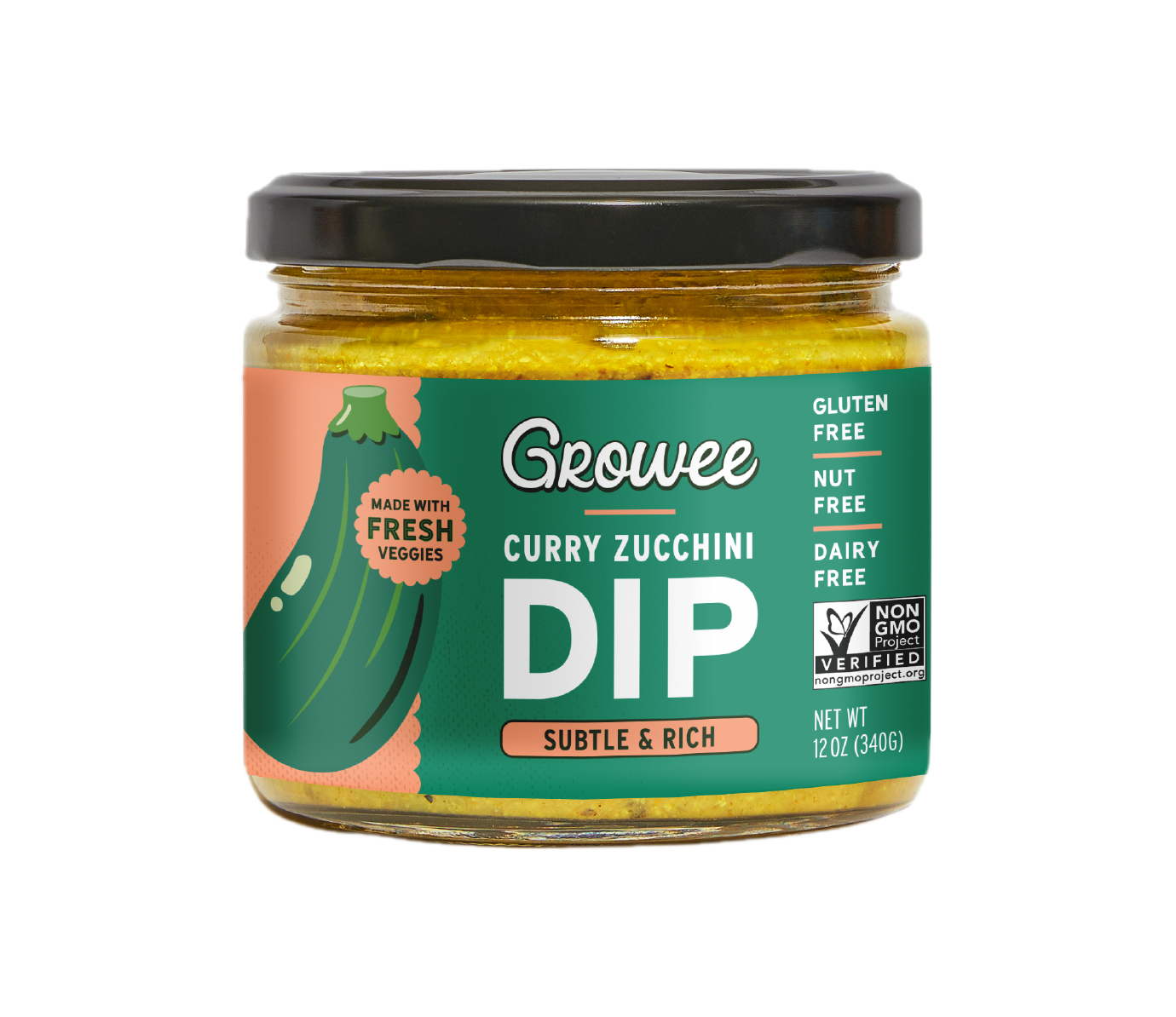 Curry Zucchini Dip & Spread – Growee Foods